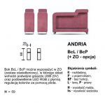 ANDRIA sofa Bcl