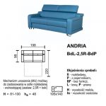 ANDRIA sofa Bd 2,5l