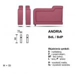 ANDRIA sofa Bdl