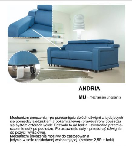 SOFA ANDRIA - ZESTAW MODUŁOWY - obrazek 3
