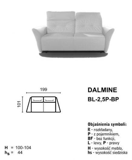 SOFA DALMINE - ZESTAW MODUŁOWY - obrazek 3