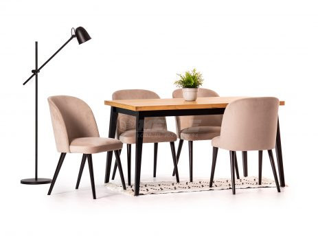 Stół Palermo + krzesła Nadine - obrazek 4
