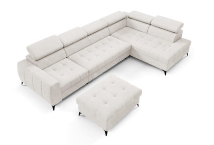 Narożnik TULUM U z pufą - obrazek 3